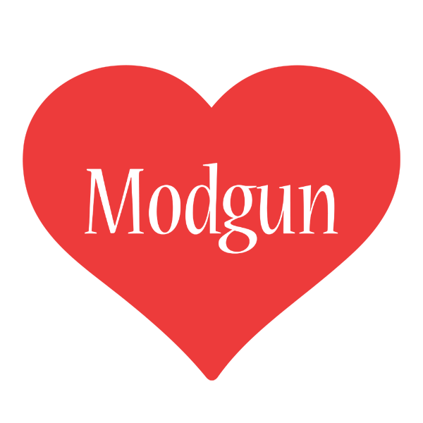 Modgun love logo