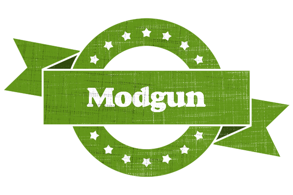 Modgun natural logo