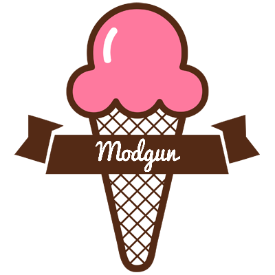 Modgun premium logo