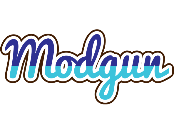 Modgun raining logo
