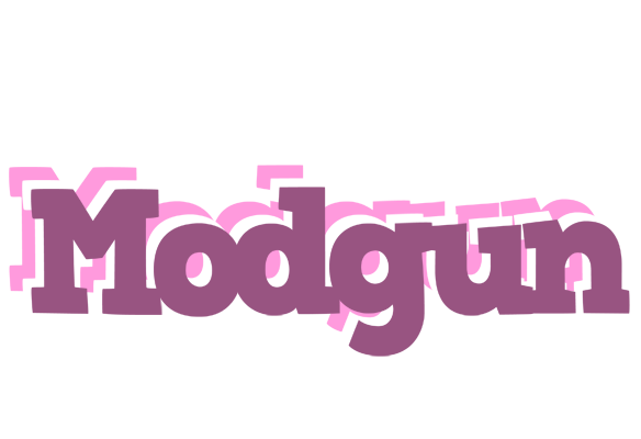 Modgun relaxing logo