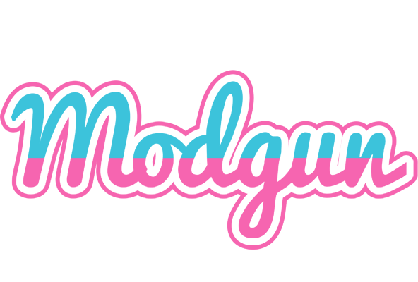 Modgun woman logo