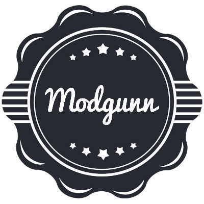 Modgunn badge logo