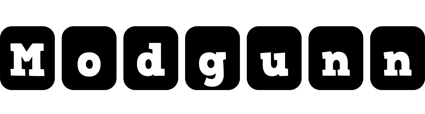 Modgunn box logo