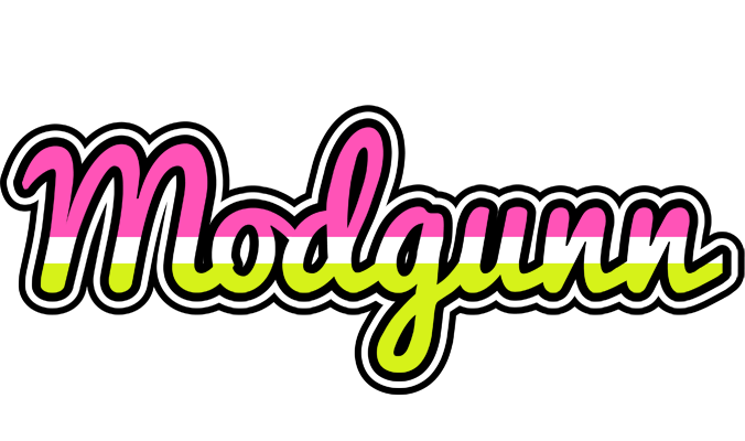 Modgunn candies logo