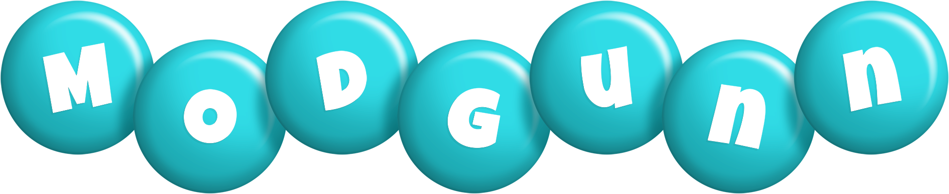 Modgunn candy-azur logo