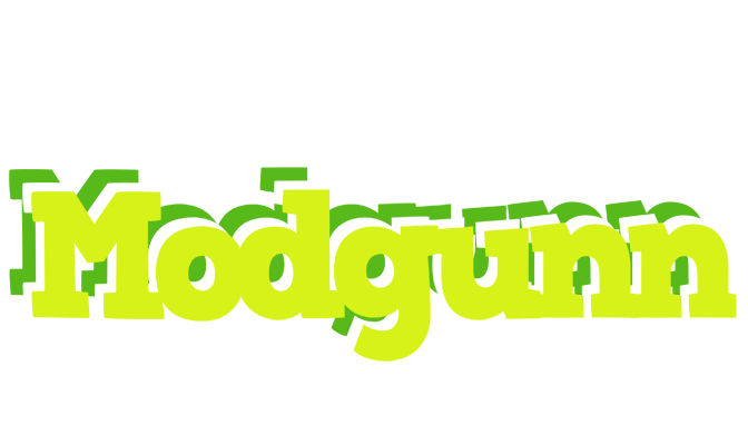 Modgunn citrus logo