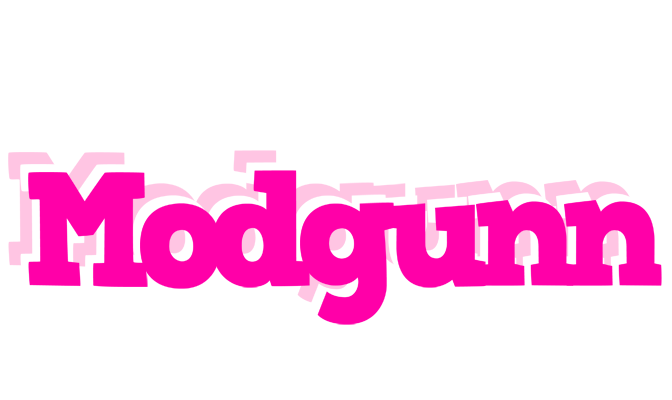 Modgunn dancing logo