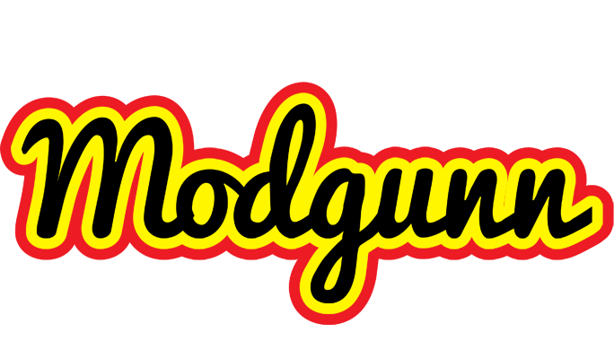 Modgunn flaming logo