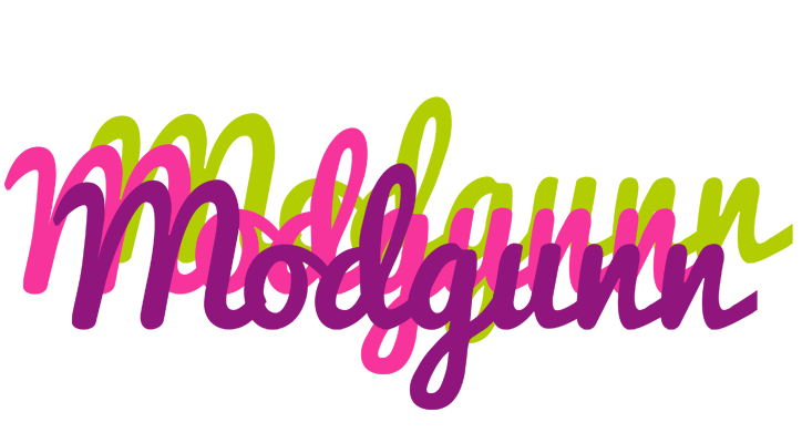 Modgunn flowers logo