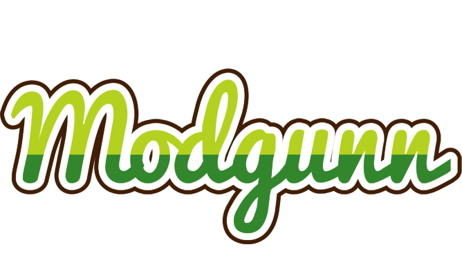 Modgunn golfing logo