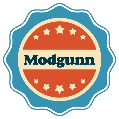 Modgunn labels logo