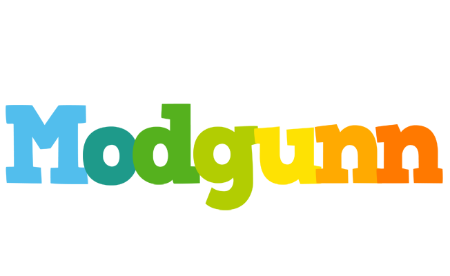 Modgunn rainbows logo