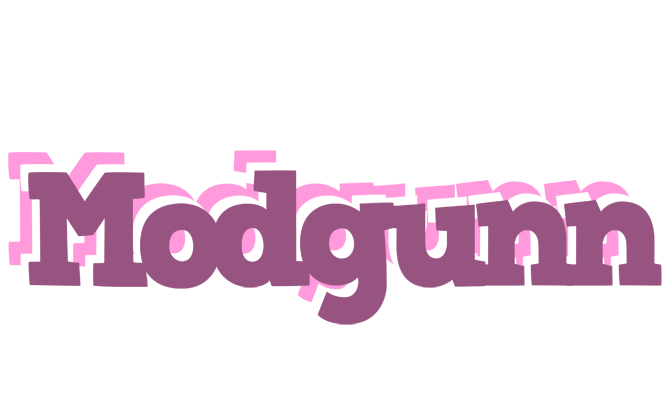 Modgunn relaxing logo