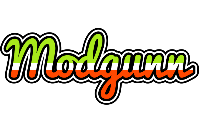 Modgunn superfun logo