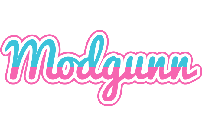 Modgunn woman logo