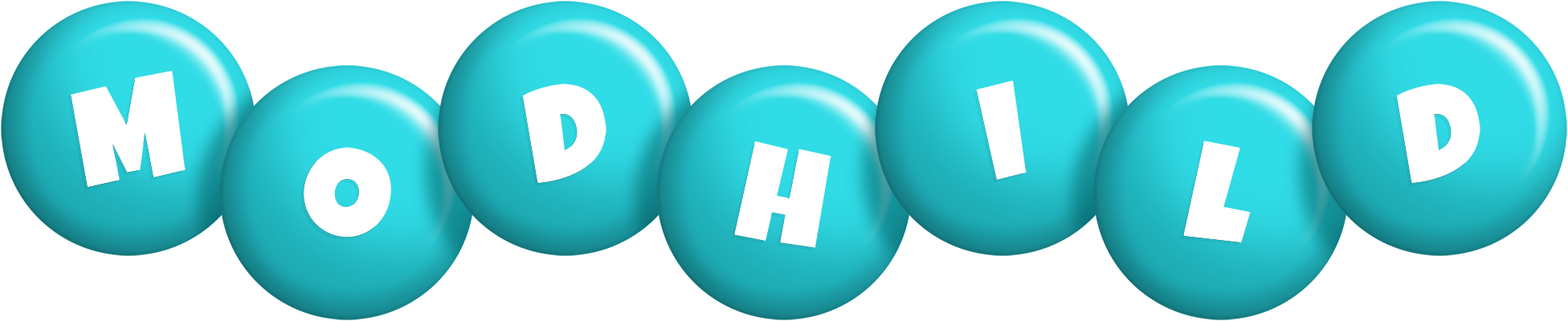 Modhild candy-azur logo