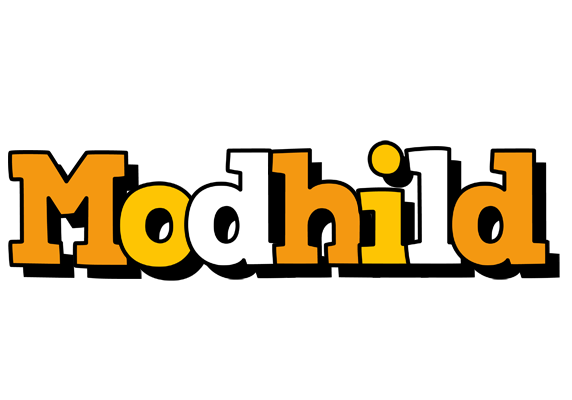 Modhild cartoon logo