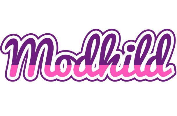 Modhild cheerful logo