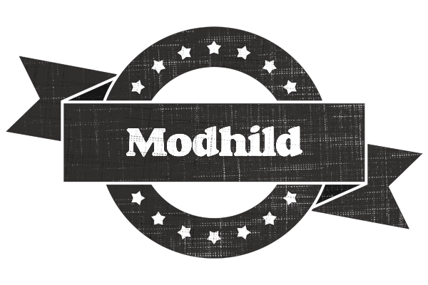 Modhild grunge logo