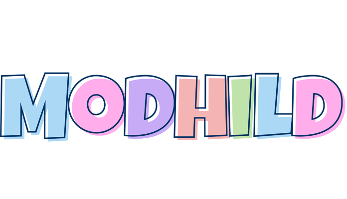 Modhild pastel logo