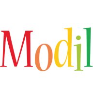 Modil birthday logo