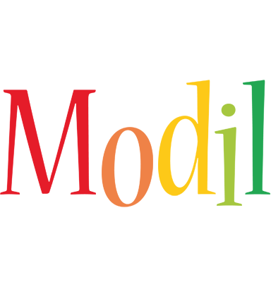 Modil birthday logo