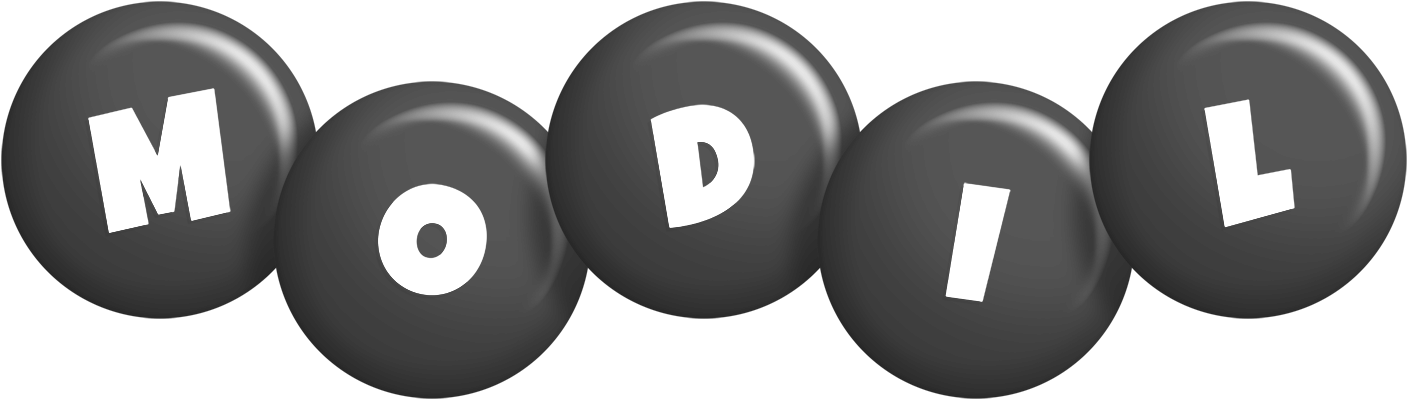 Modil candy-black logo