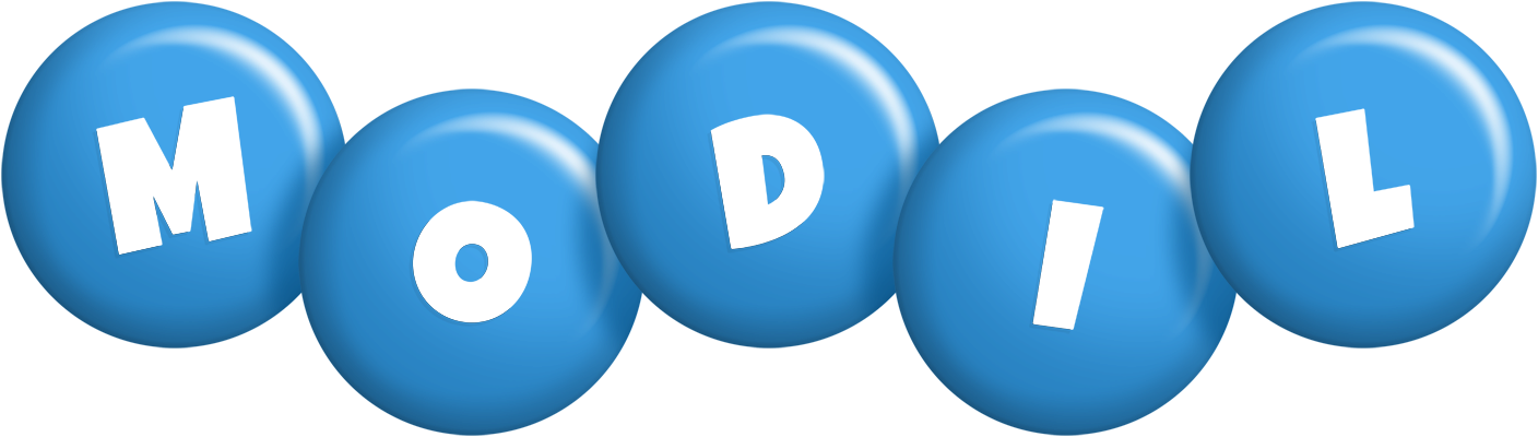 Modil candy-blue logo