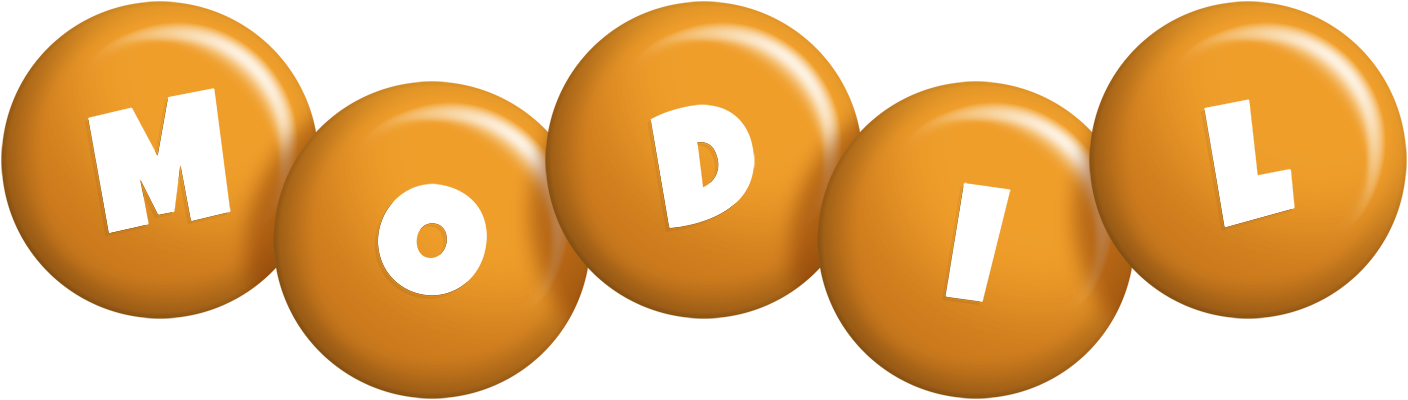 Modil candy-orange logo
