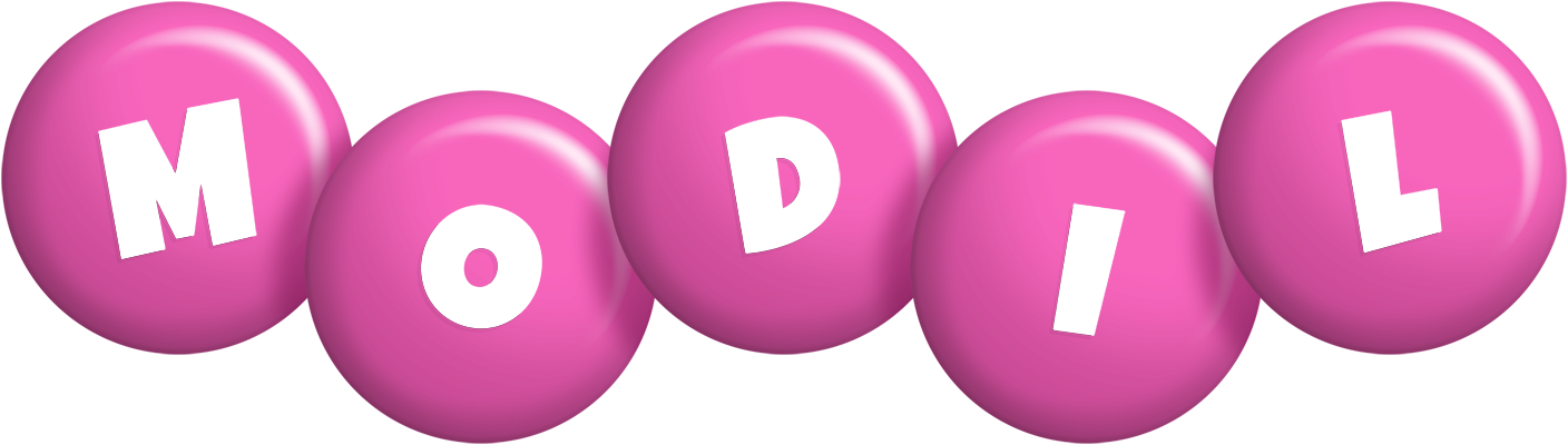 Modil candy-pink logo
