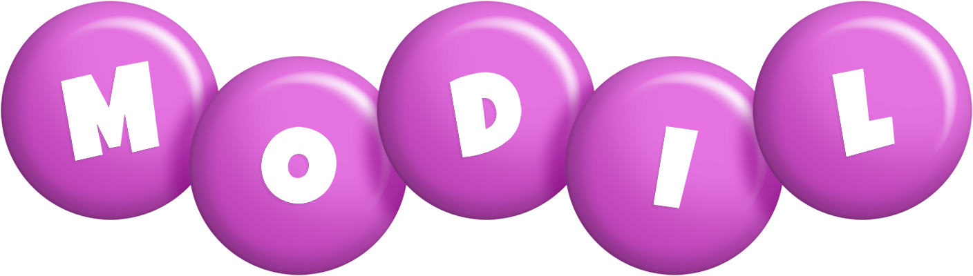 Modil candy-purple logo