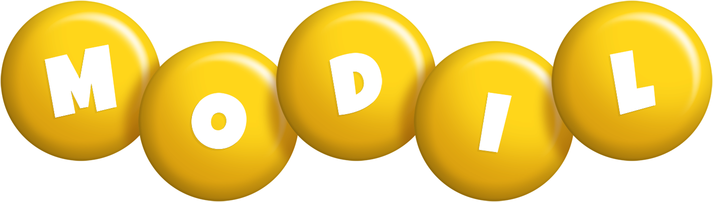 Modil candy-yellow logo