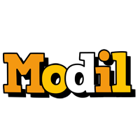 Modil cartoon logo