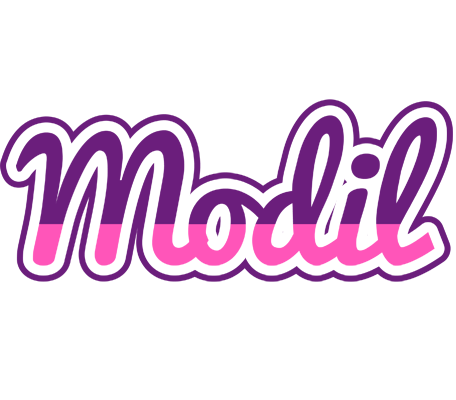 Modil cheerful logo