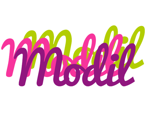 Modil flowers logo