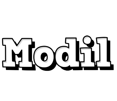 Modil snowing logo