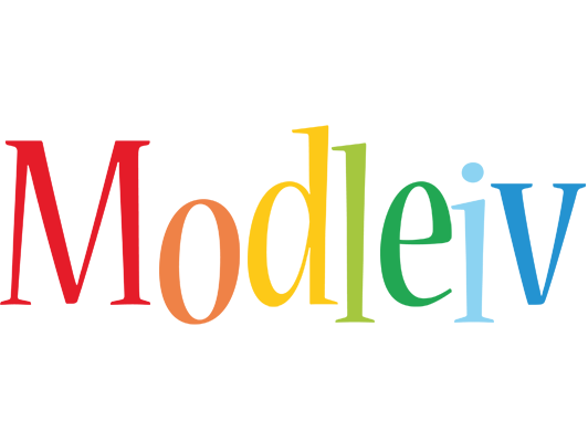 Modleiv birthday logo