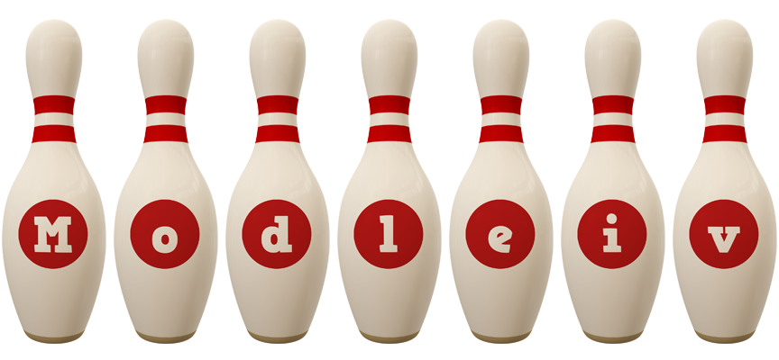 Modleiv bowling-pin logo