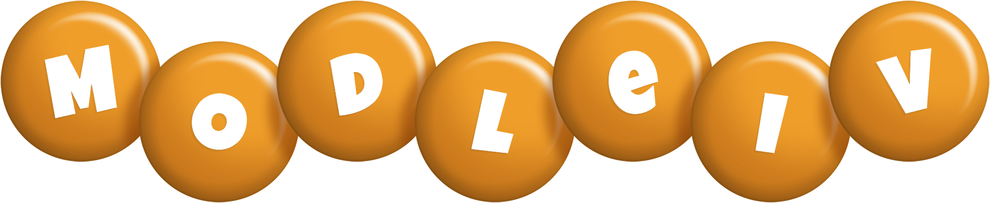 Modleiv candy-orange logo