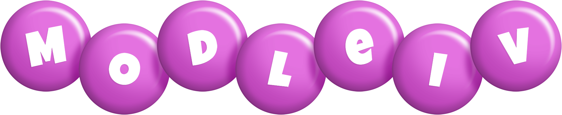 Modleiv candy-purple logo