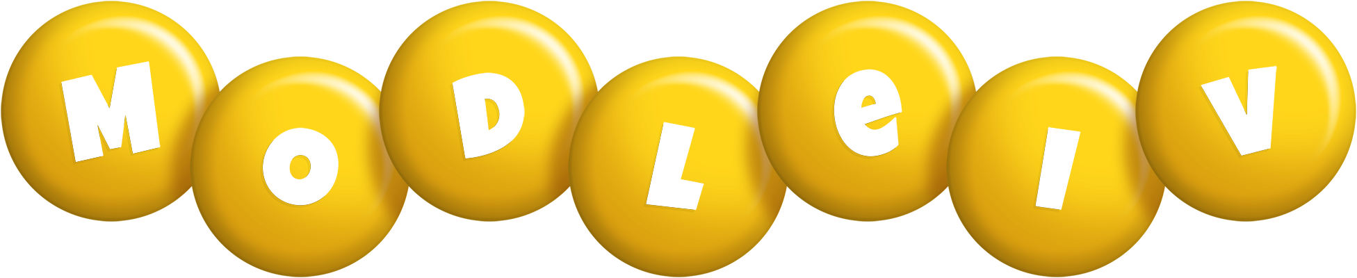 Modleiv candy-yellow logo