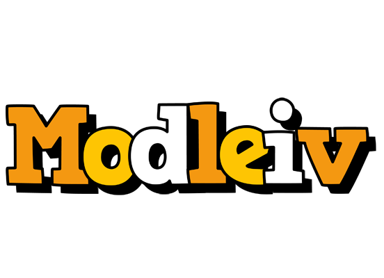 Modleiv cartoon logo