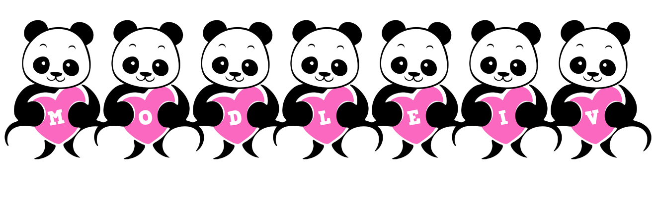 Modleiv love-panda logo