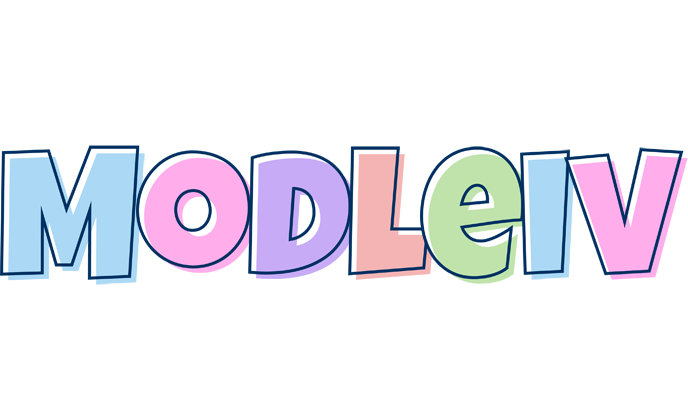 Modleiv pastel logo