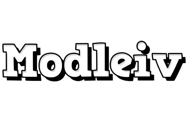 Modleiv snowing logo