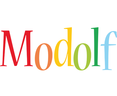 Modolf birthday logo