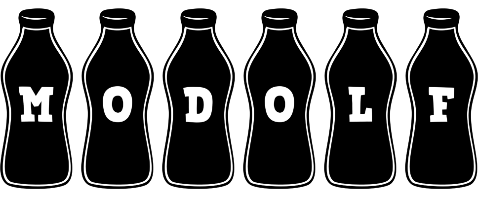 Modolf bottle logo