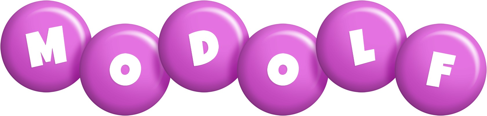 Modolf candy-purple logo
