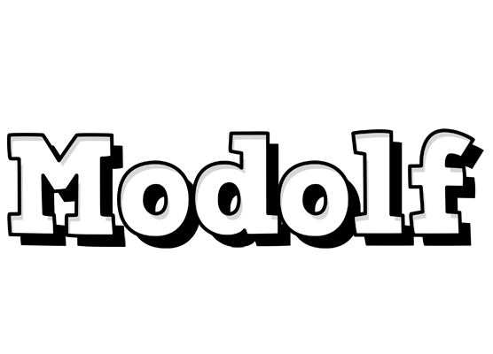 Modolf snowing logo